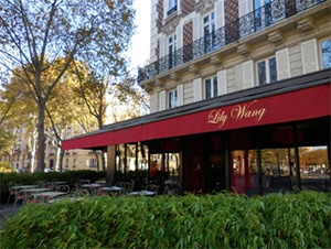 オランドとトリルベレールが通ったアジア系レストラン「Lilly Wang」（アンバリッドの近く）